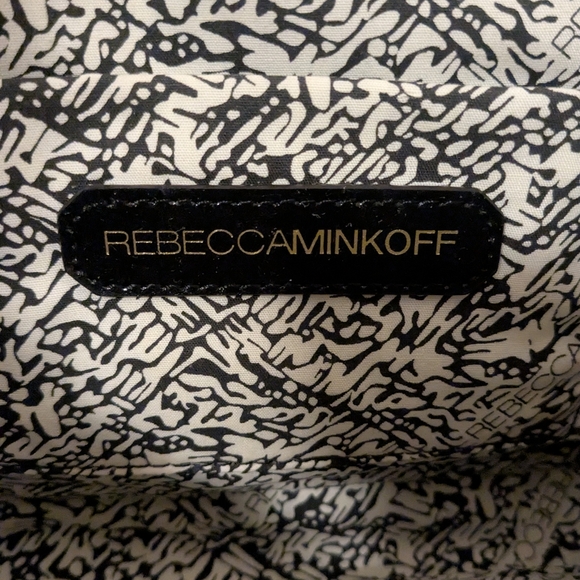 Rebecca Minkoff Quilted Tan Leather Chain Strap Crossbody Bag - Picture 4 of 7